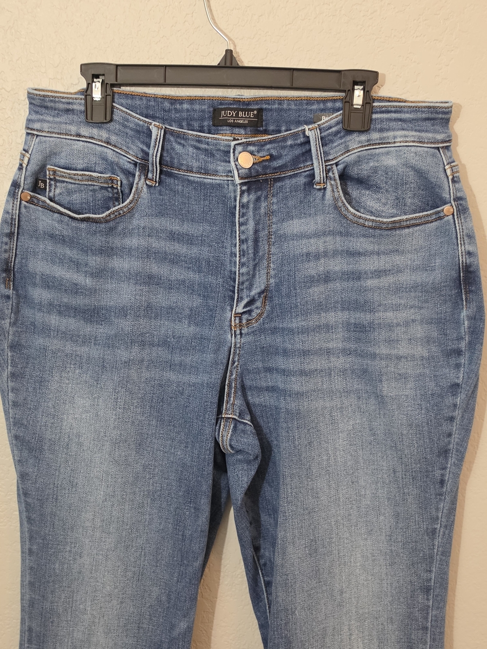 Judy Blue Bootcut Jeans Medium Wash High Rise Stretch Denim Womens 14W - Picture 2 of 9